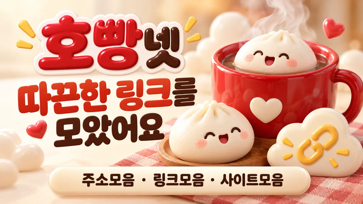 호빵넷의 따끈한 링크 모음
